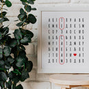 Постер во рамка | Те сакам | Тиноски