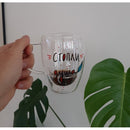 Стаклена шолја со дупло дно | Стопли душа | Тиноски