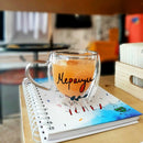 Стаклена шолја со дупло дно | Мераци | Тиноски